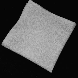 White Pocket Square